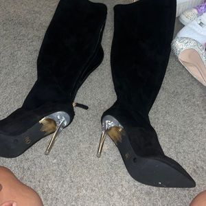 Sexy heel boot thigh high